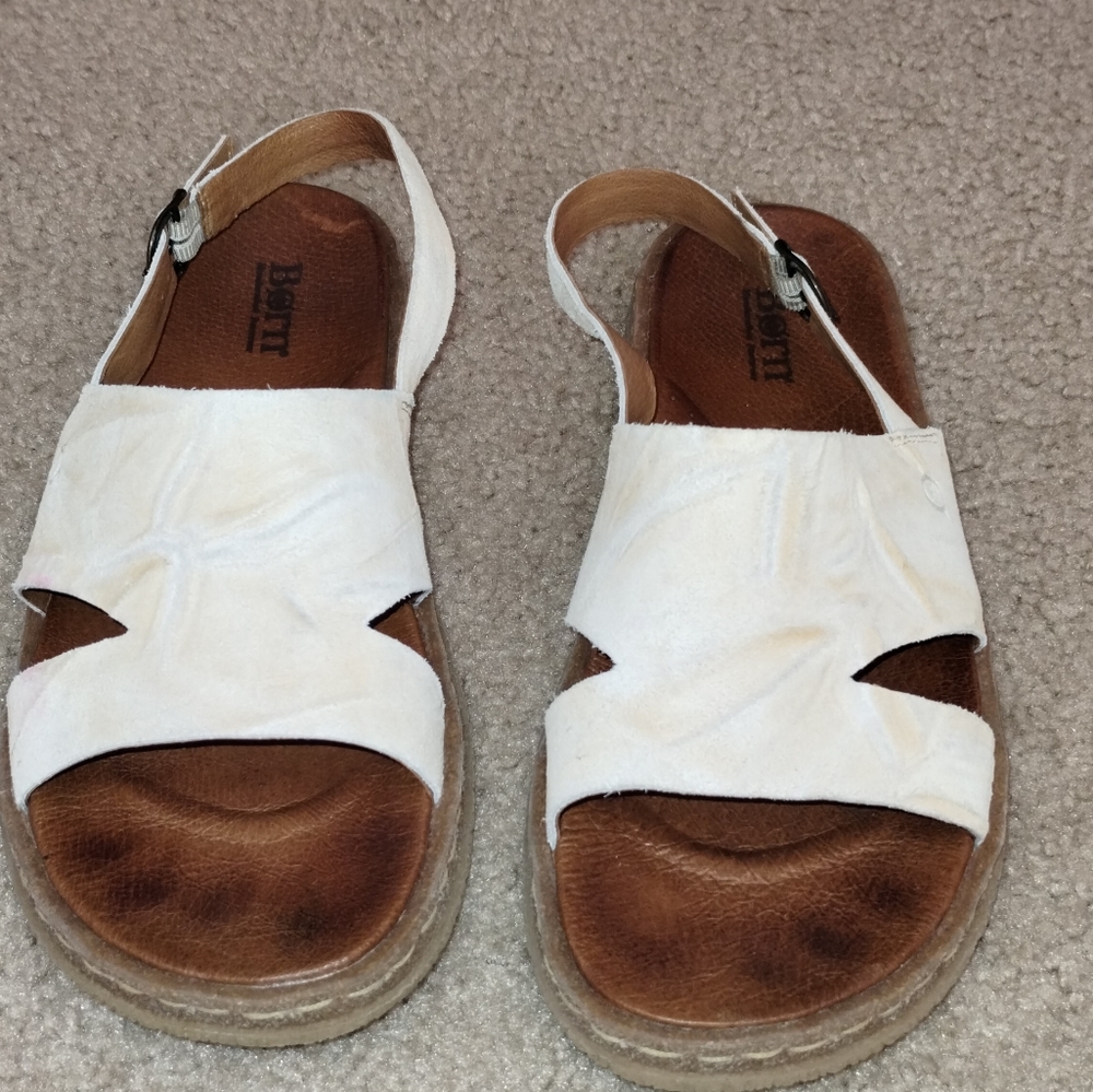 Born leather sandals